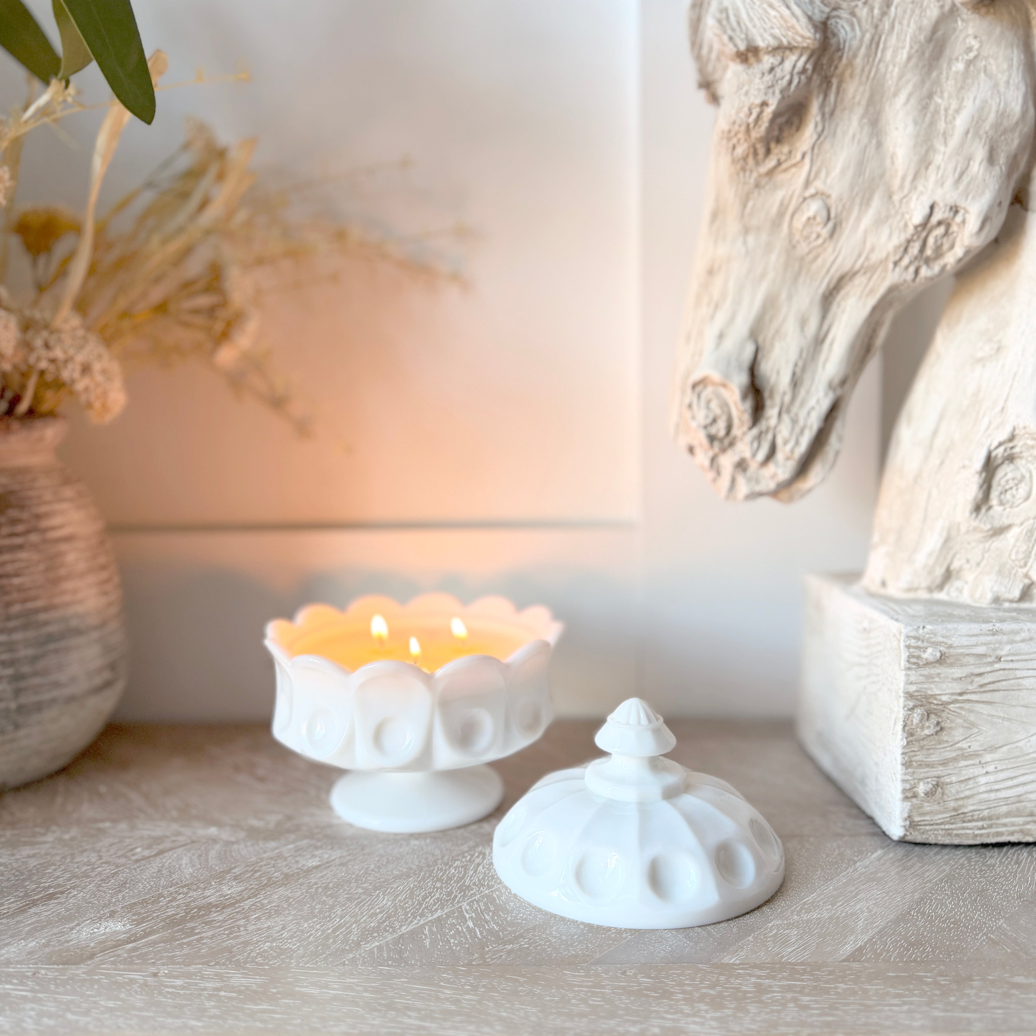 Cherry Thumbprint Lidded Candle