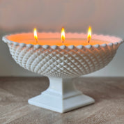 English Diamond Pedestal Luminary
