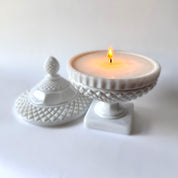 Diamond Hobnail Pedestal Urn