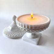 Diamond Hobnail Pedestal Urn