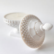 Diamond Hobnail Pedestal Urn