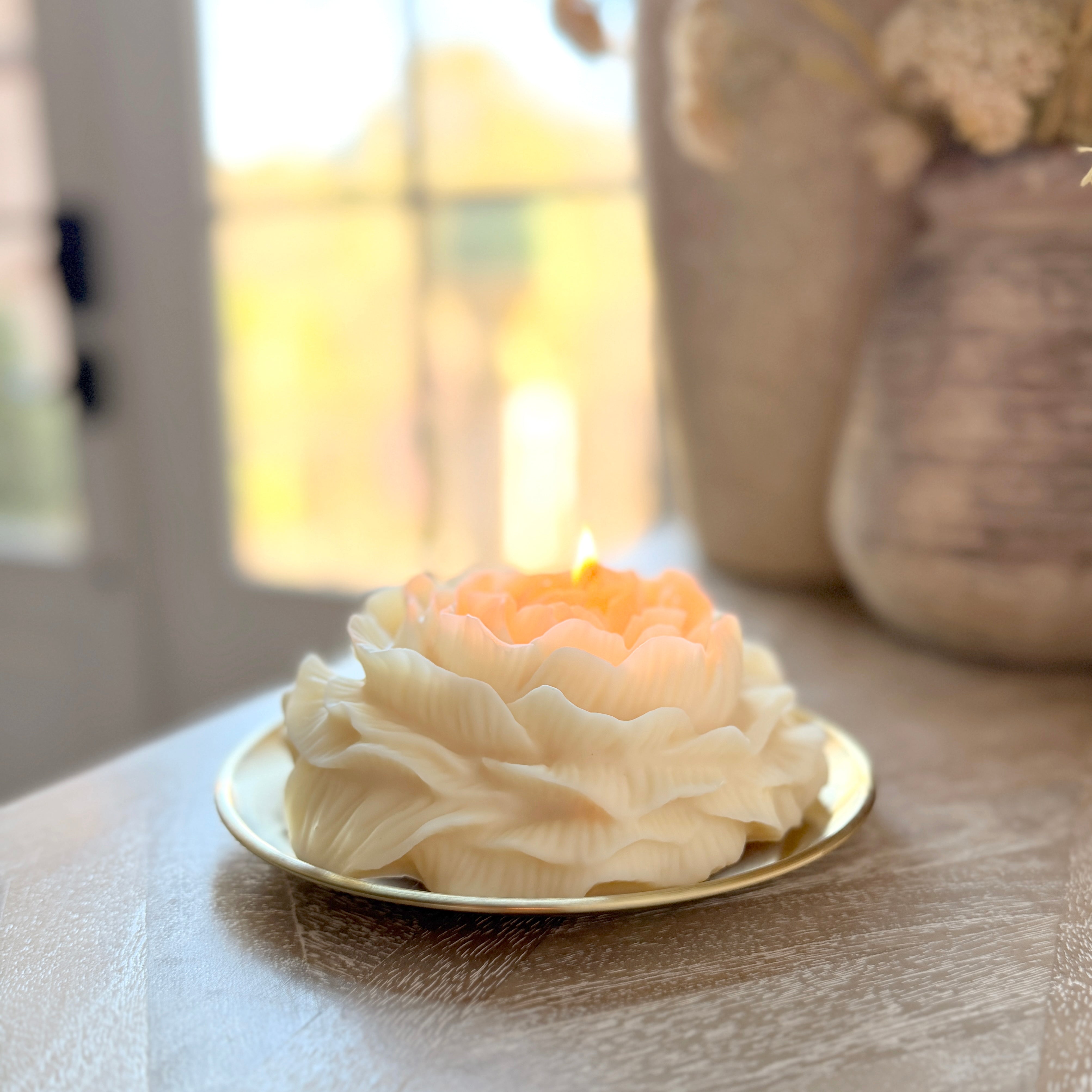 Floral Bowl Candle