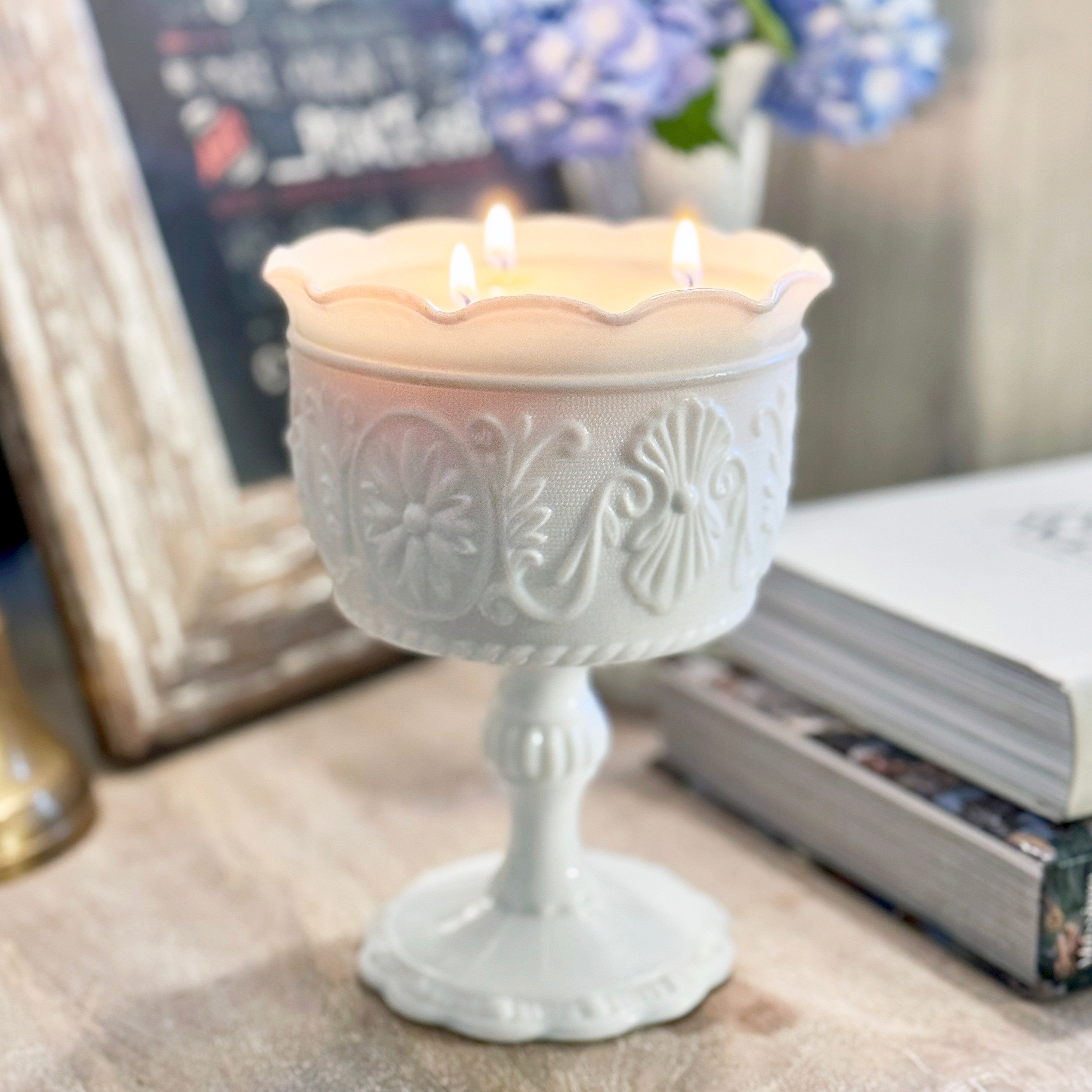 Floral Medallion Pedestal