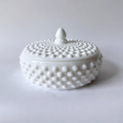 Hobnail Lidded Luminary Candle