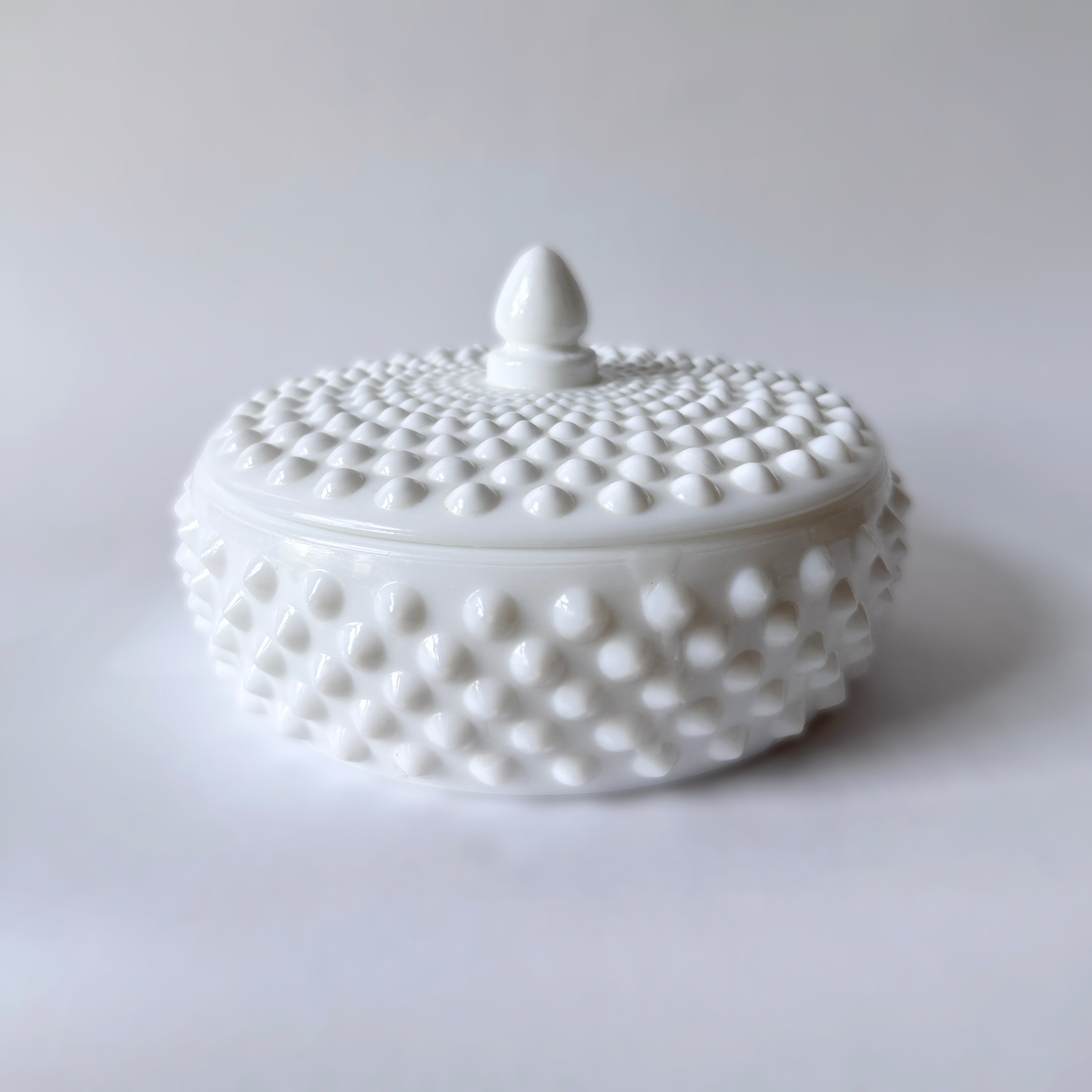 Hobnail Lidded Luminary Candle