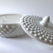 Hobnail Lidded Luminary Candle