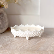 Hobnail Oval Footed Luminary