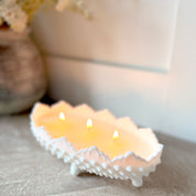 Hobnail Oval Footed Luminary